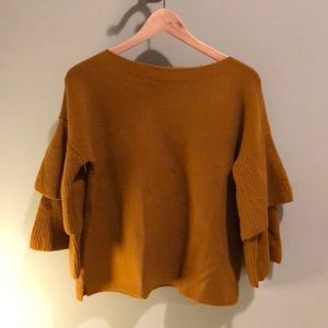 Mustard yellow sweater from Madewell